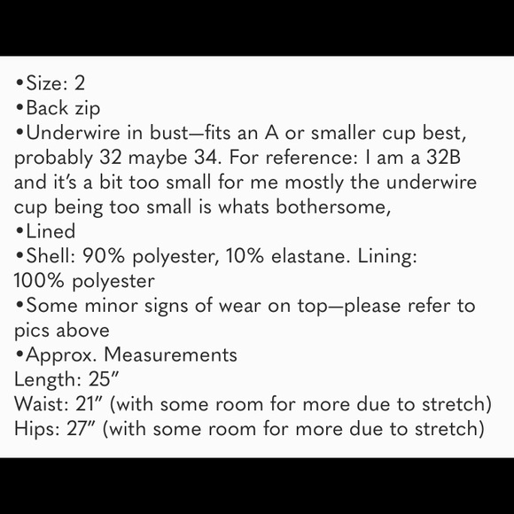 H&M Dark Blue Velvet Strapless Dress - Picture 4 of 4